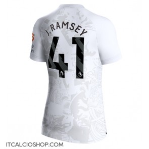 Aston Villa Jacob Ramsey #41 Seconda Maglia Femmina 2023-24 Manica Corta